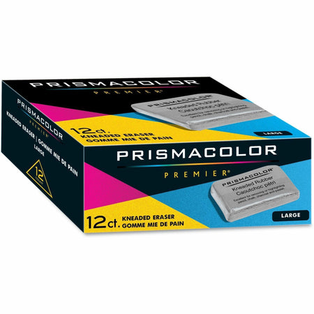 Prismacolor Kneaded Rubber Eraser - Gray - Rubber - 1 Dozen