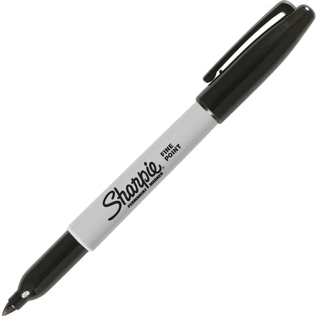 Sharpie Fine Point Permanent Ink Marker - Fine Marker Point - Black Ink - Alcohol Based - 1 Each