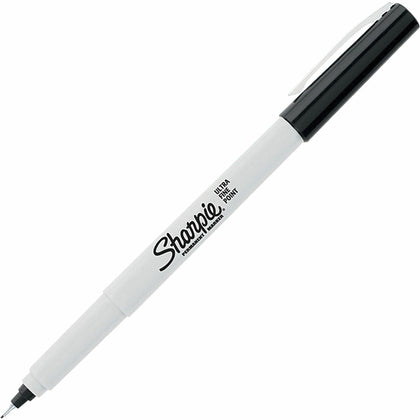 Sharpie Ultra Fine Permanent Marker - Black Ink - Alcohol Based - Markers & Dry-Erase
