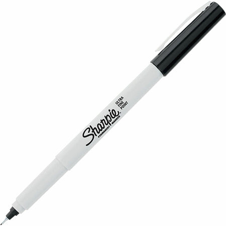 Sharpie Ultra Fine Permanent Marker - Ultra Fine Narrow Marker Point - Black Ink - Alcohol Based - 1 Each