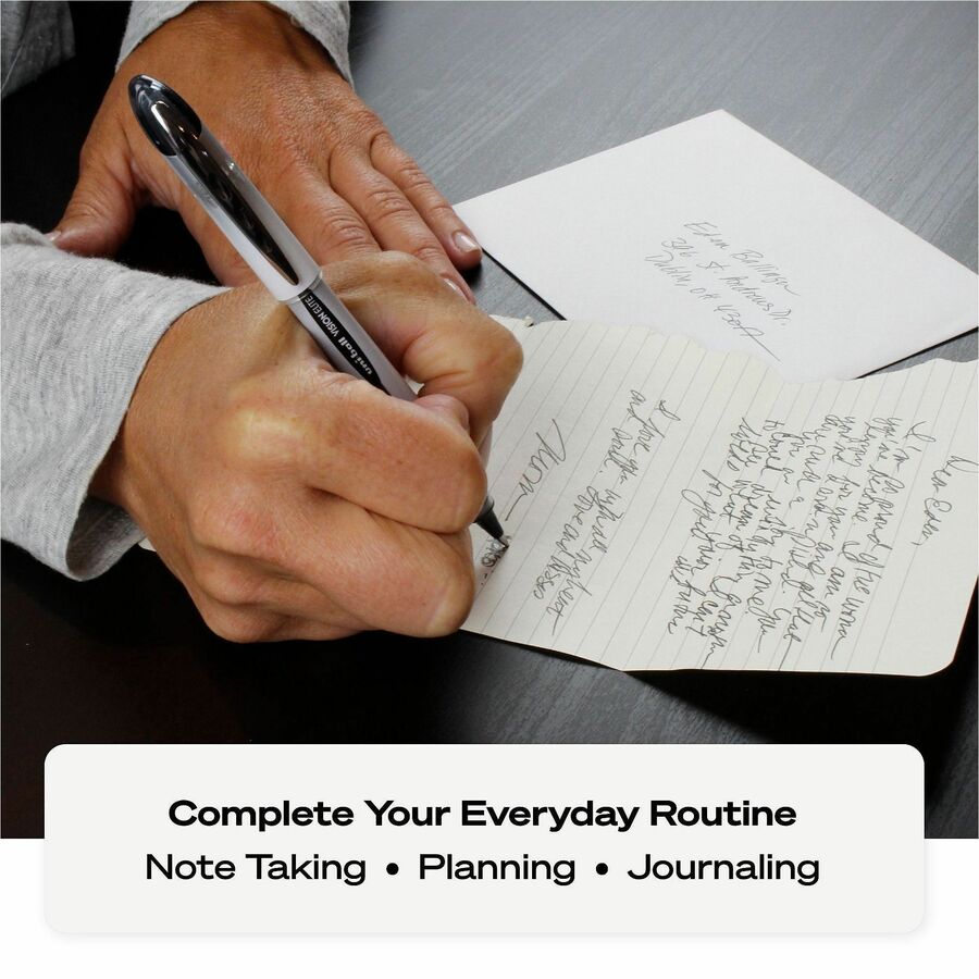 uniball&#8482; Vision Elite Rollerball Pen - 0.5 mm Micro Pen Point - Black Ink - 1 Each