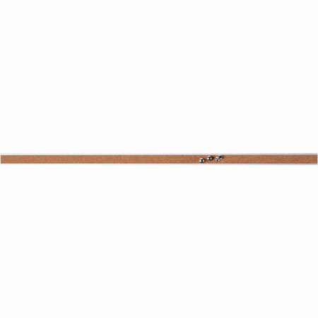Lorell Cork Strip Bulletin Bar - 48" Board Width - Cork Surface - Self-healing, Fade Resistant, Self-sealing - Anodized Aluminum Frame - 1 Each