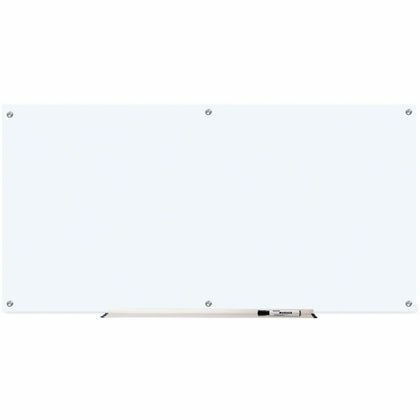 Lorell Dry-Erase Glass Board - 72x36’’ Frost Surface - Stain & Ghost Resistant - Dry Erase Boards