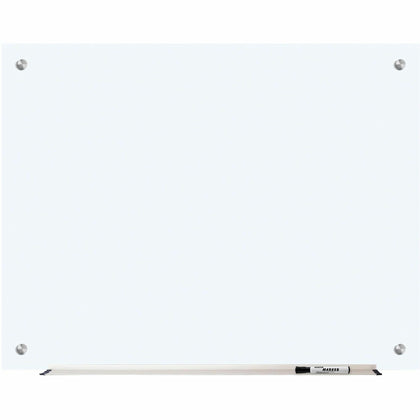 Lorell Dry-Erase Glass Board - 48x36’’ Frost Rectangle - Dry Erase Boards