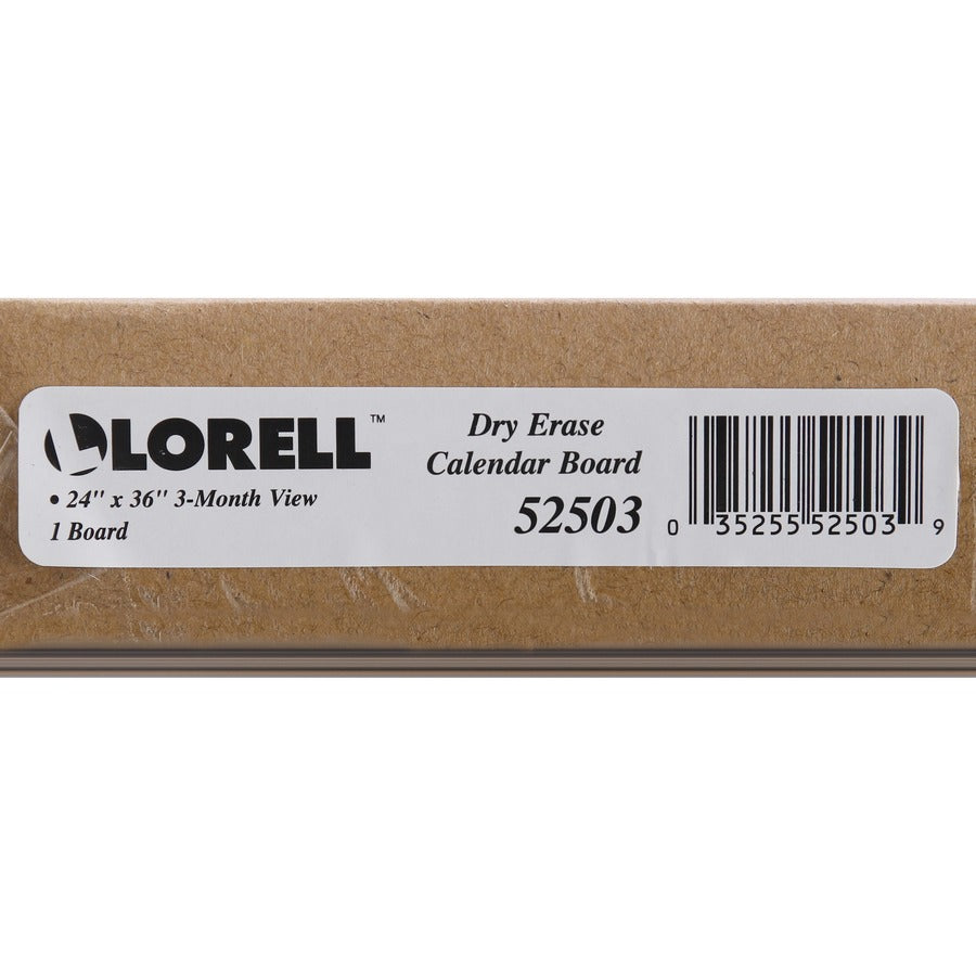 Lorell Magnetic Dry-Erase Calendar Board - Front