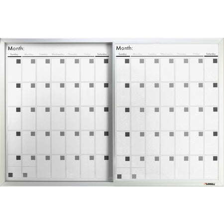 Lorell Magnetic Dry-Erase Calendar Board - 2000