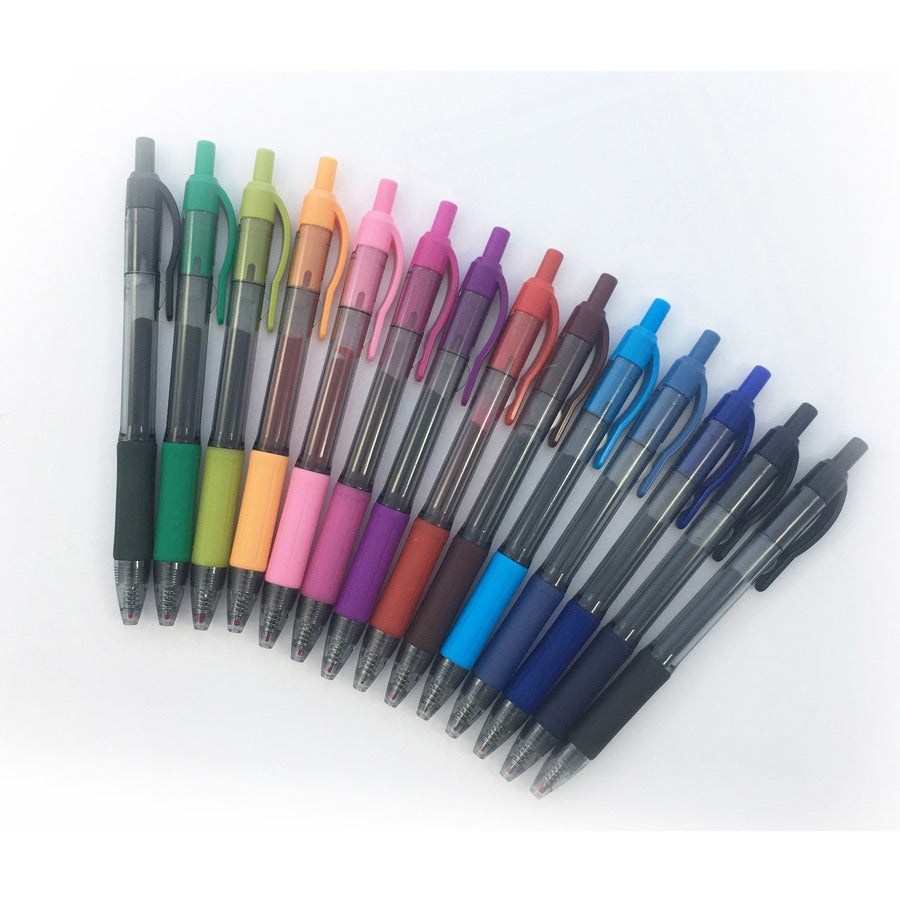 Zebra SARASA dry X20 Retractable Gel Pen - 0.7 mm Medium Pen Point - Retractable - Blue Ink - Gel-based - Plastic Barrel - 14 / Pack