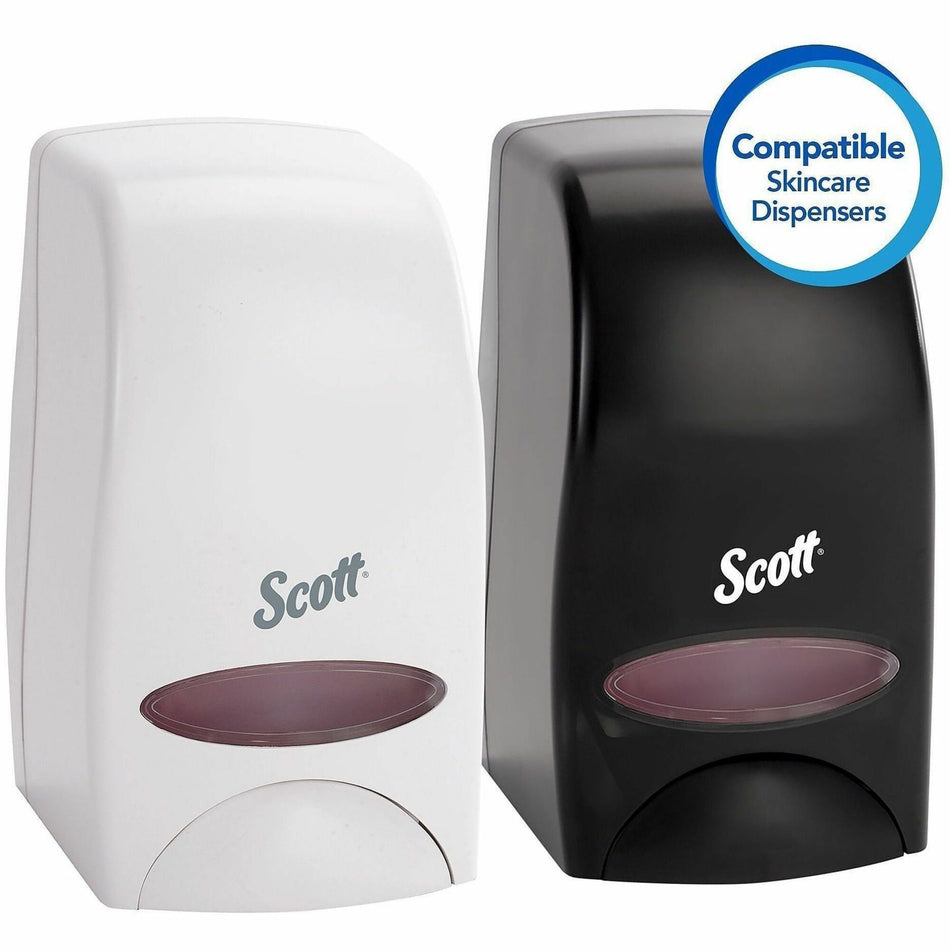 Scott® Antimicrobial Foam Skin Cleanser - 1.06 quart - Push Pump Dispenser - Skin - Moisturizing - Antibacterial - Clear - Hygienic, Unscented - 6 / Carton