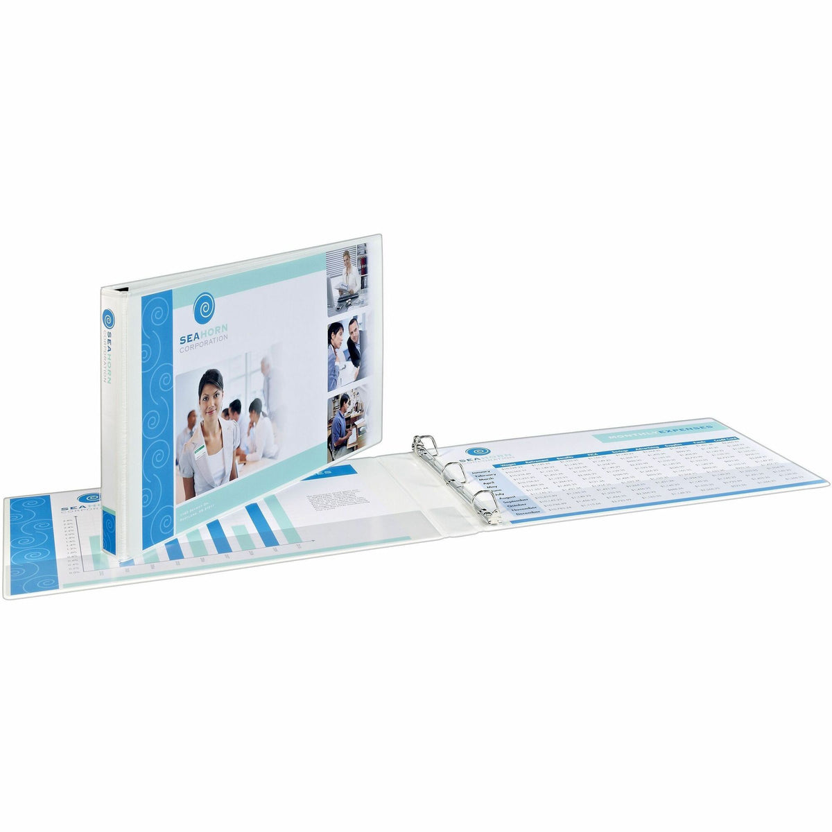Avery®Heavy-Duty View Binder - 3" Binder Capacity - Tabloid - 11" x 17" Sheet Size - 635 Sheet Capacity - 635 Ring(s) - Fastener(s): Slant Ring - Pocket(s): 2 - Polypropylene - Adhesive, Heavy Duty, Pocket, Recyclable, UV Resistant - 1 Each