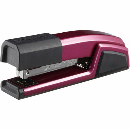 Bostitch Epic Antimicrobial Office Stapler - Staples Upto 25 Sheet - Holds Upto 210 Staple - Full Strip - Magenta - Rubber, Rubber, Metal - 1 Each
