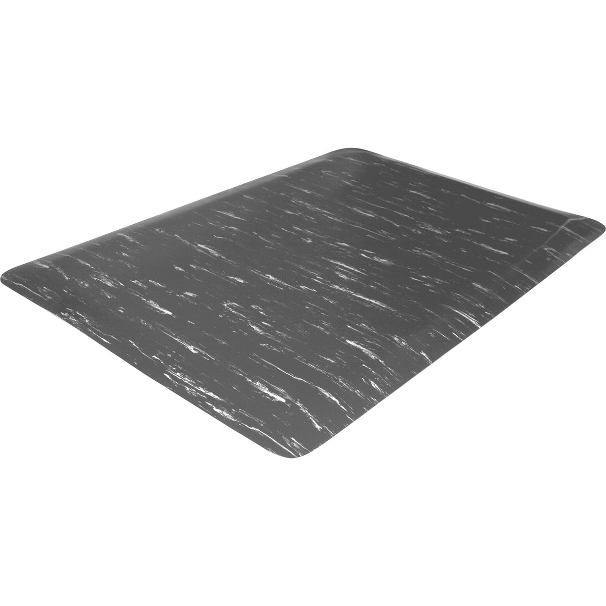 Genuine Joe Marble Top Anti-fatigue Mats - Office, Industry, Airport, Bank, Copier, Teller Station, Service Counter, Assembly Line - 24" Width x 36" Depth x 0.500" Thickness - High Density Foam (HDF) - Gray Marble - 1 Each