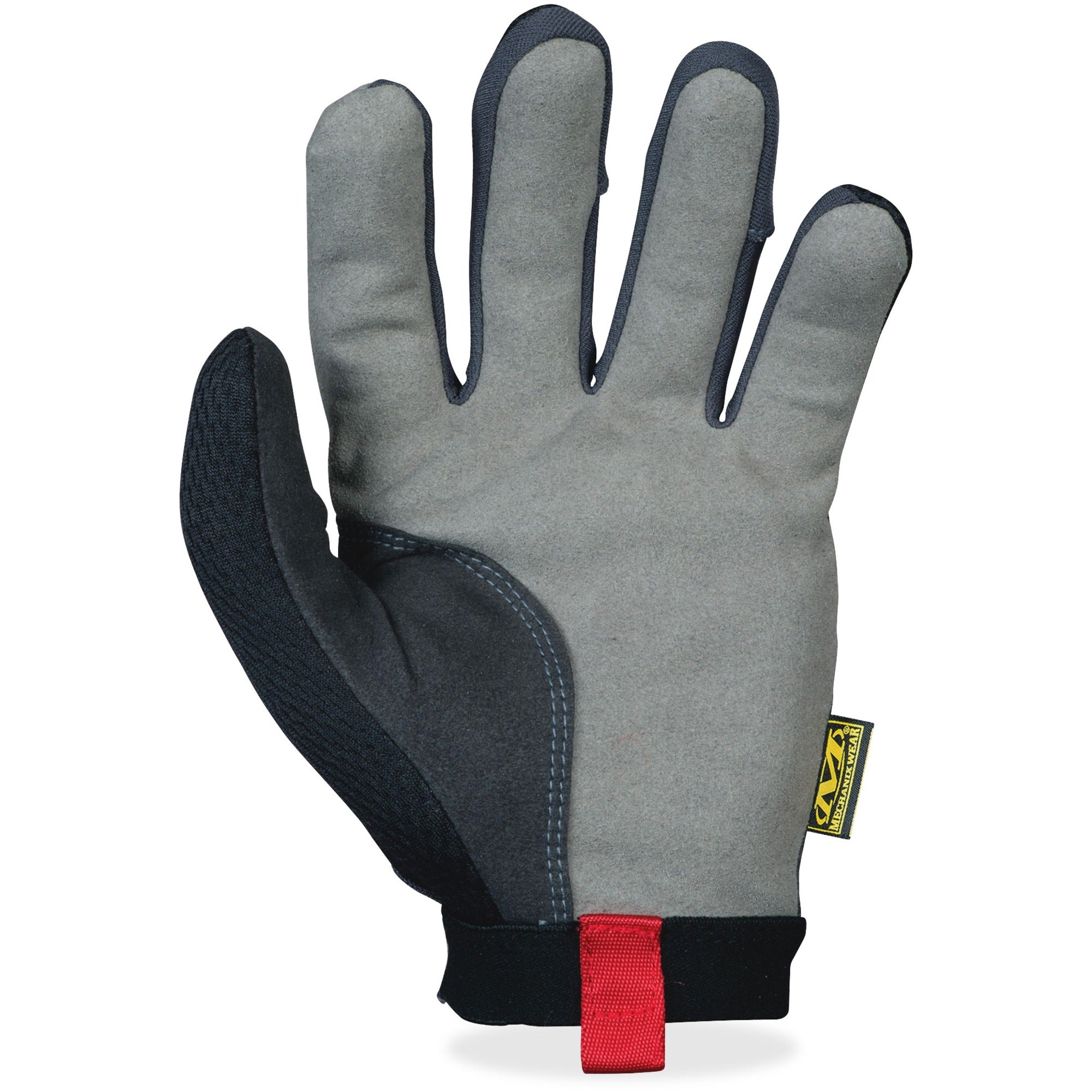 Mechanix Wear 2-way Stretch Utility Gloves - 9 Size Number - Medium Size - Black - Stretchable, Air Vent, Reinforced Palm Pad, Snag Resistant, Hook & Loop - 2 / Pair