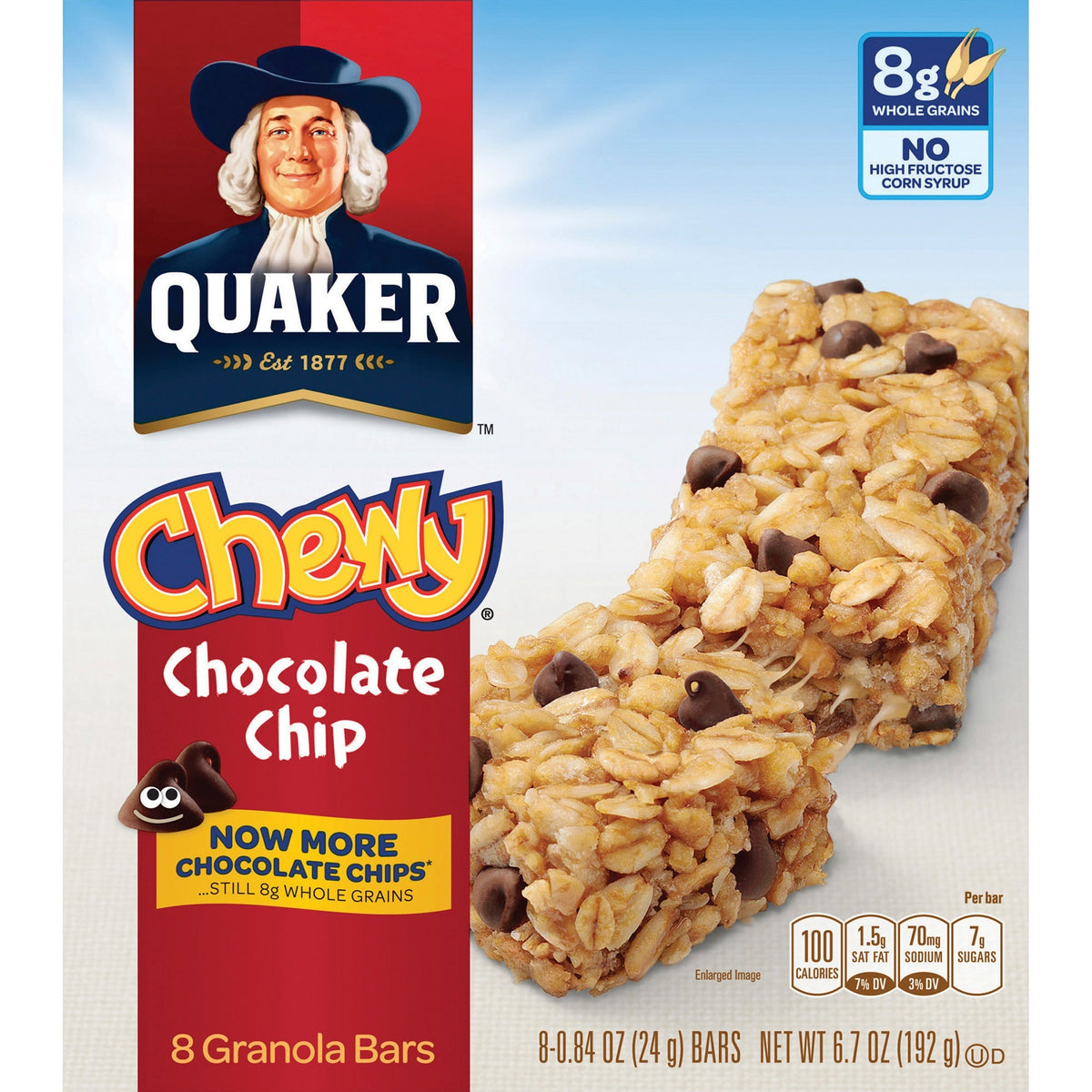 Quaker Chocolate Chip Chewy Granola Bars - 2000