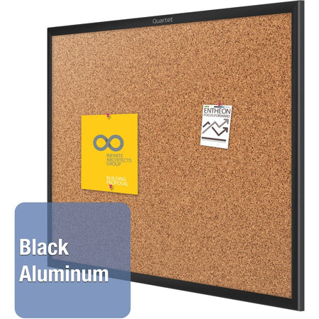 Quartet Classic Bulletin Board - 36x48 - Natural Cork - Self-healing - Sturdy - Boards