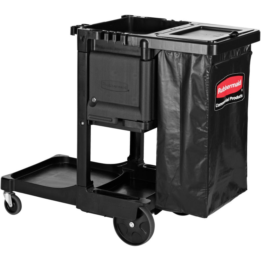 Rubbermaid Commercial Executive Janitor Cleaning Cart - Right