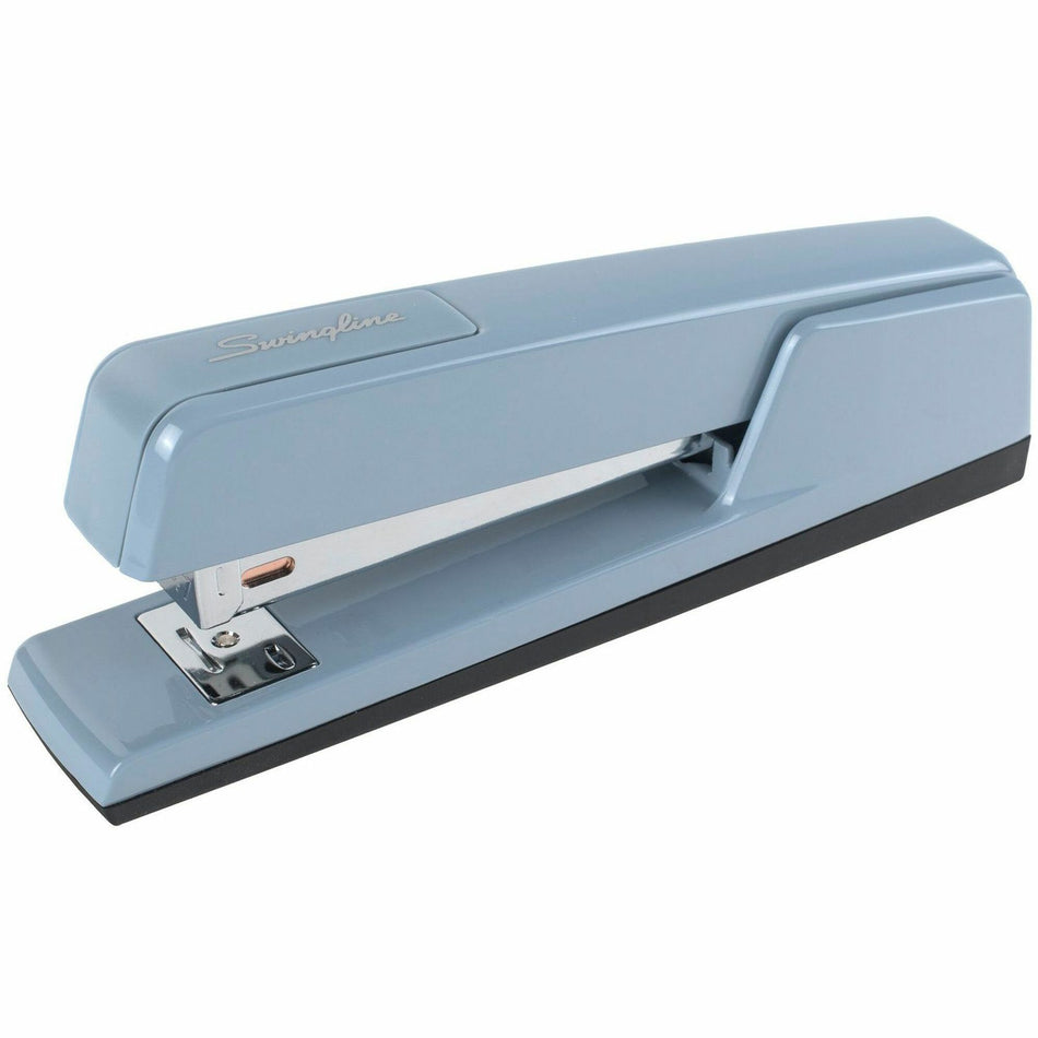 Swingline 747 Classic Stapler - Staples Upto 20 Sheet of 20lb Paper - Holds Upto 210 Staple - Full Strip - Staple Size: 0.25" - Sky Blue - Metal, Die-cast - 1 Each