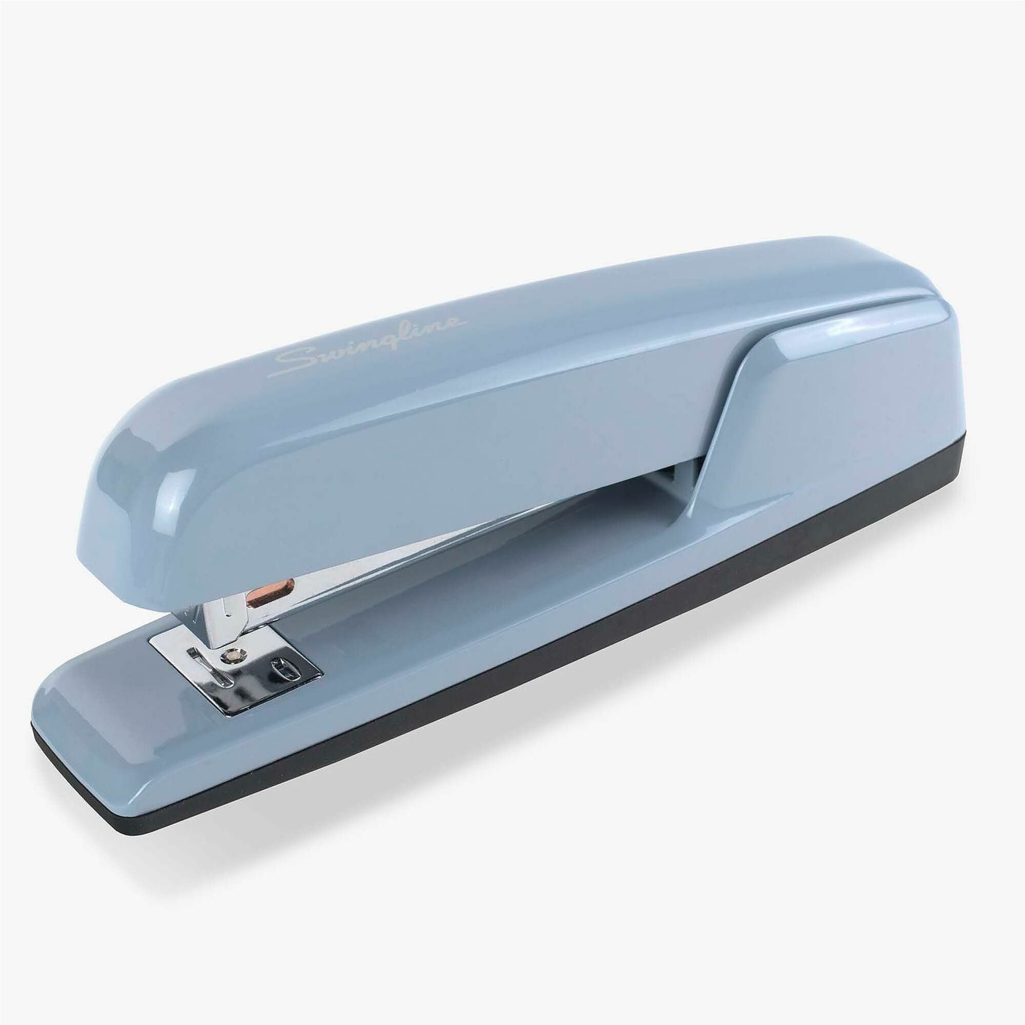 Swingline 747 Business Stapler - Staples Upto 25 Sheet of 20lb Paper - Holds Upto 210 Staple - Full Strip - Staple Size: 0.25" - Sky Blue - Metal, Die-cast - 1 Each