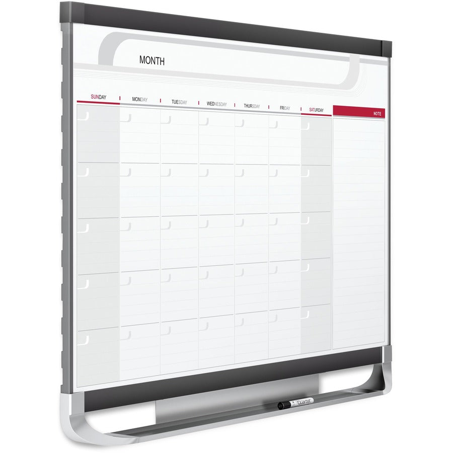 Quartet Prestige 2 Magnetic Monthly Calendar Board - Right