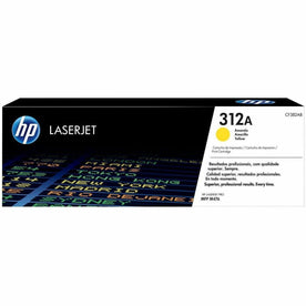 HP 312A (CF382A) Original Laser Toner Cartridge - Single Pack - Yellow - 1 Each - 1300