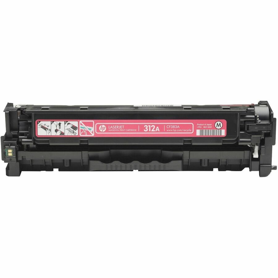 HP 312A (CF383A) Original Laser Toner Cartridge - Single Pack - Magenta - 1 Each - Alternate-Image2