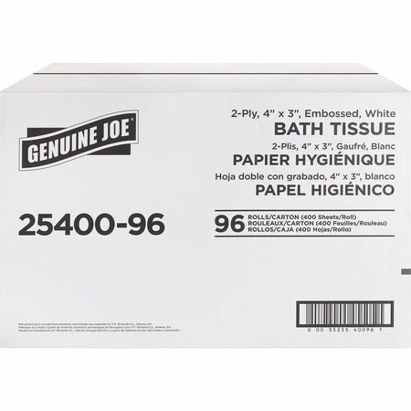 Genuine Joe 2-ply Standard Bath Tissue Rolls - Right