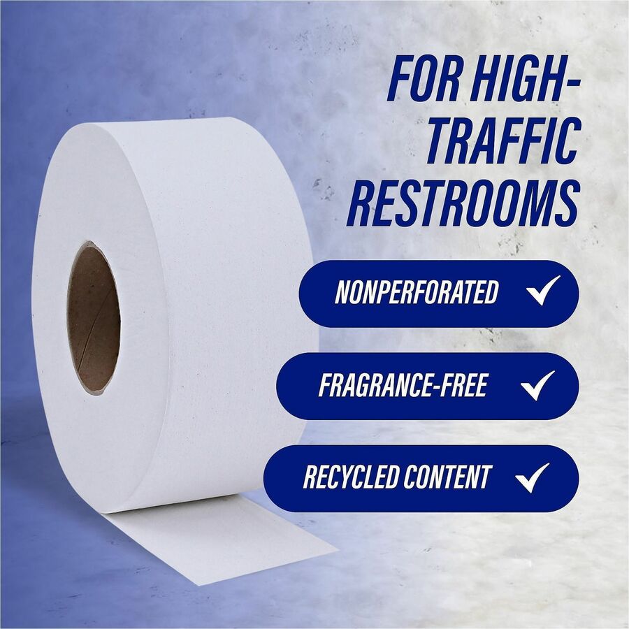 Genuine Joe 2-ply Jumbo Roll Dispenser Bath Tissue - Alternate-Image3