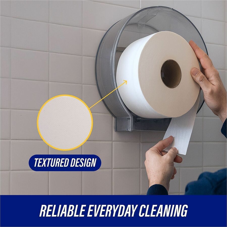 Genuine Joe 2-ply Jumbo Roll Dispenser Bath Tissue - Alternate-Image1