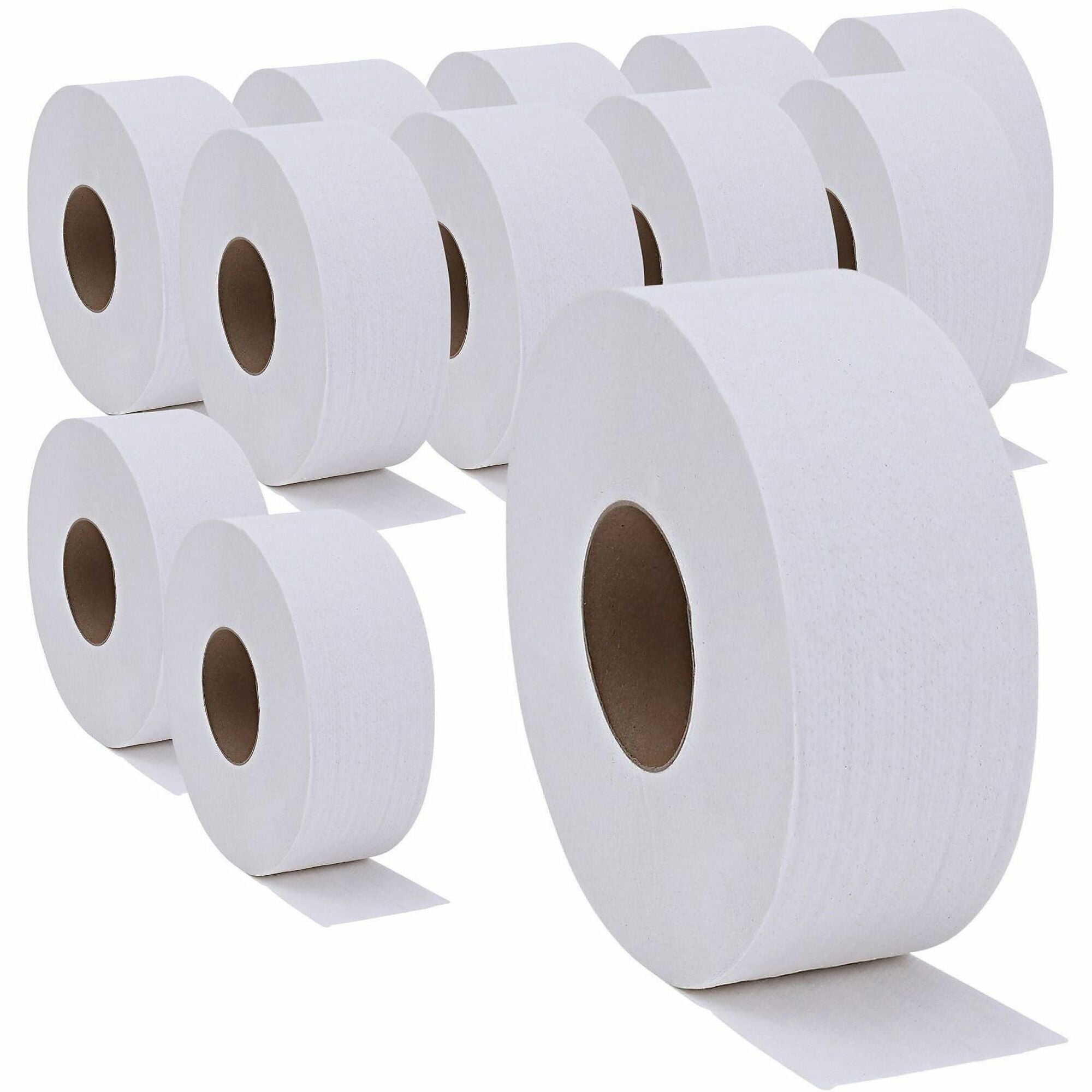 Genuine Joe 2-ply Jumbo Roll Dispenser Bath Tissue - 2000