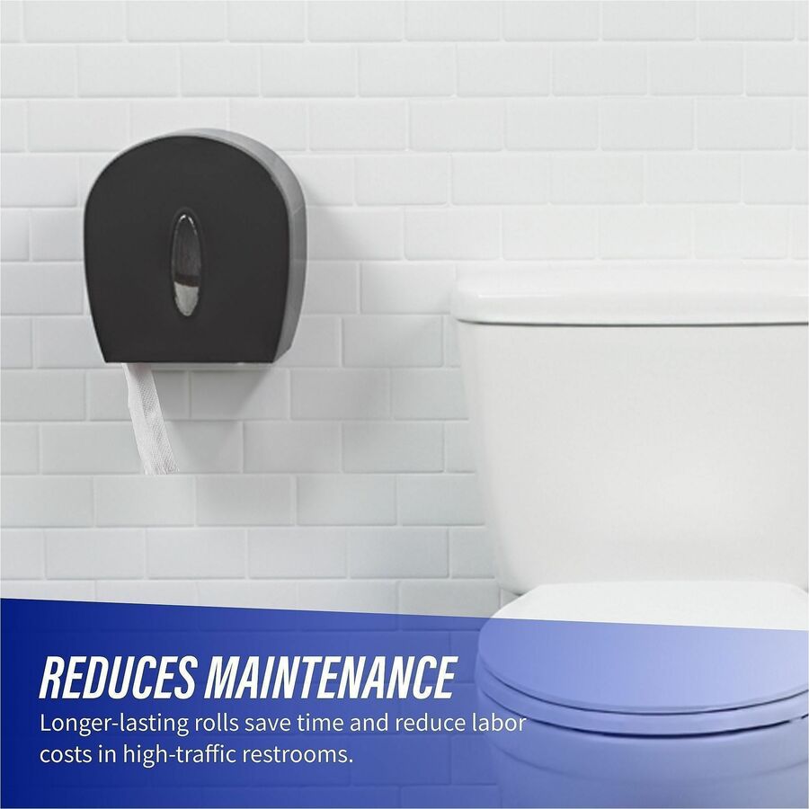 Genuine Joe 2-ply Jumbo Roll Dispenser Bath Tissue - Alternate-Image4