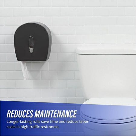 Genuine Joe 2-ply Jumbo Roll Dispenser Bath Tissue - Alternate-Image4