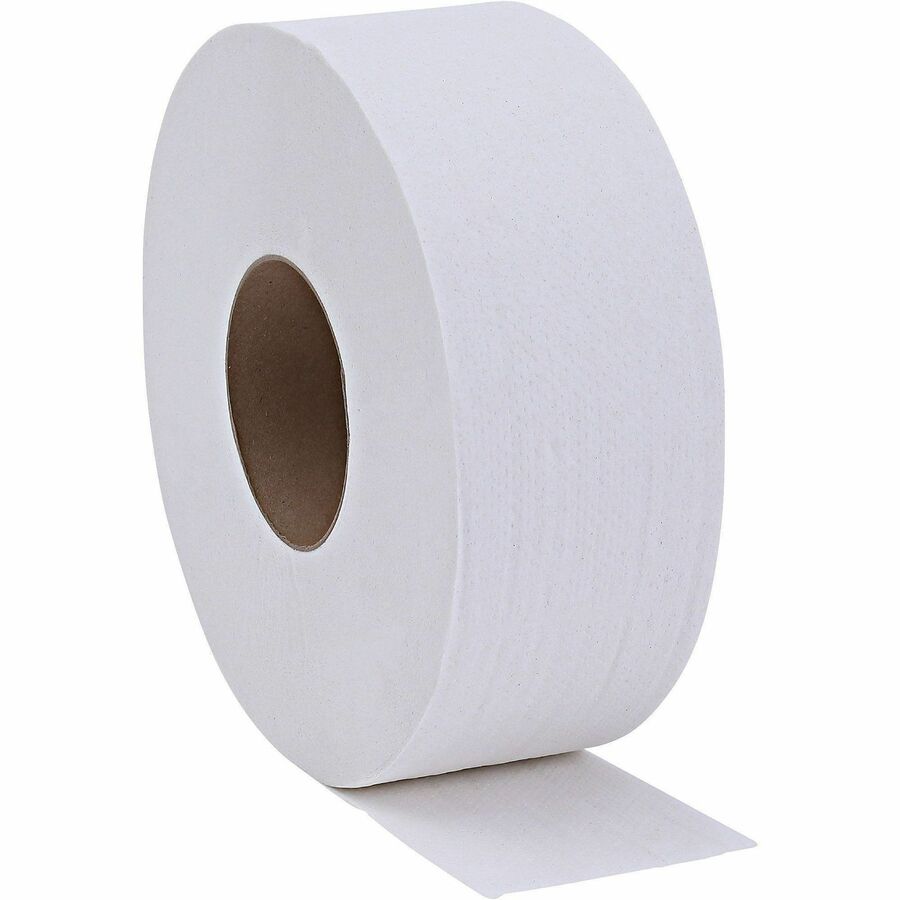 Genuine Joe 2-ply Jumbo Roll Dispenser Bath Tissue - Front