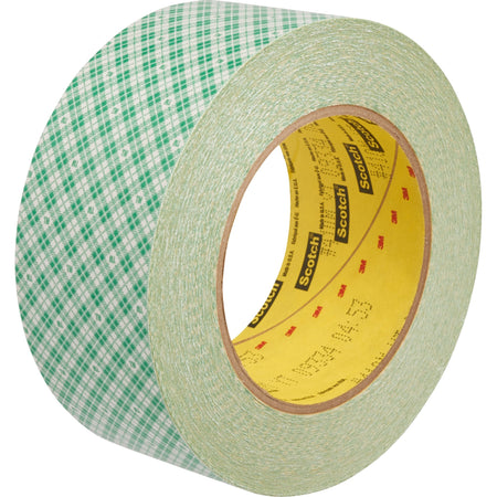 Scotch Double-Coated Paper Tape - 36 yd Length x 2" Width x 6 mil Thickness - 3" Core - Natural - Kraft - Rubber Backing - Chemical Resistant, Temperature Resistant, Moisture Resistant, UV Resistant - For General Purpose, Multipurpose - 1 Roll