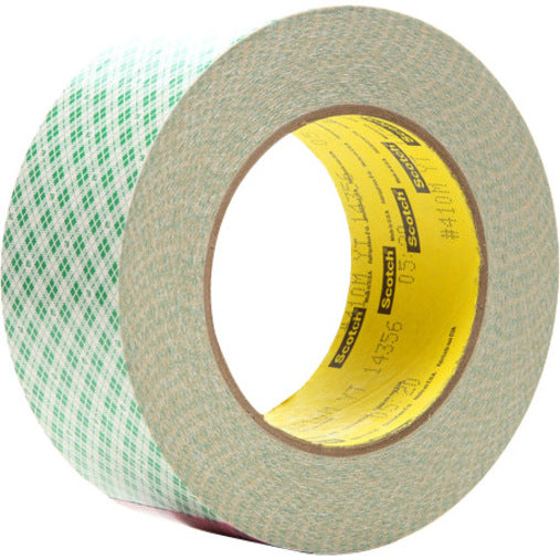 Scotch Double-Coated Paper Tape - 36 yd Length x 2" Width x 6 mil Thickness - 3" Core - Natural - Kraft - Rubber Backing - Chemical Resistant, Temperature Resistant, Moisture Resistant, UV Resistant - For General Purpose, Multipurpose - 1 Roll