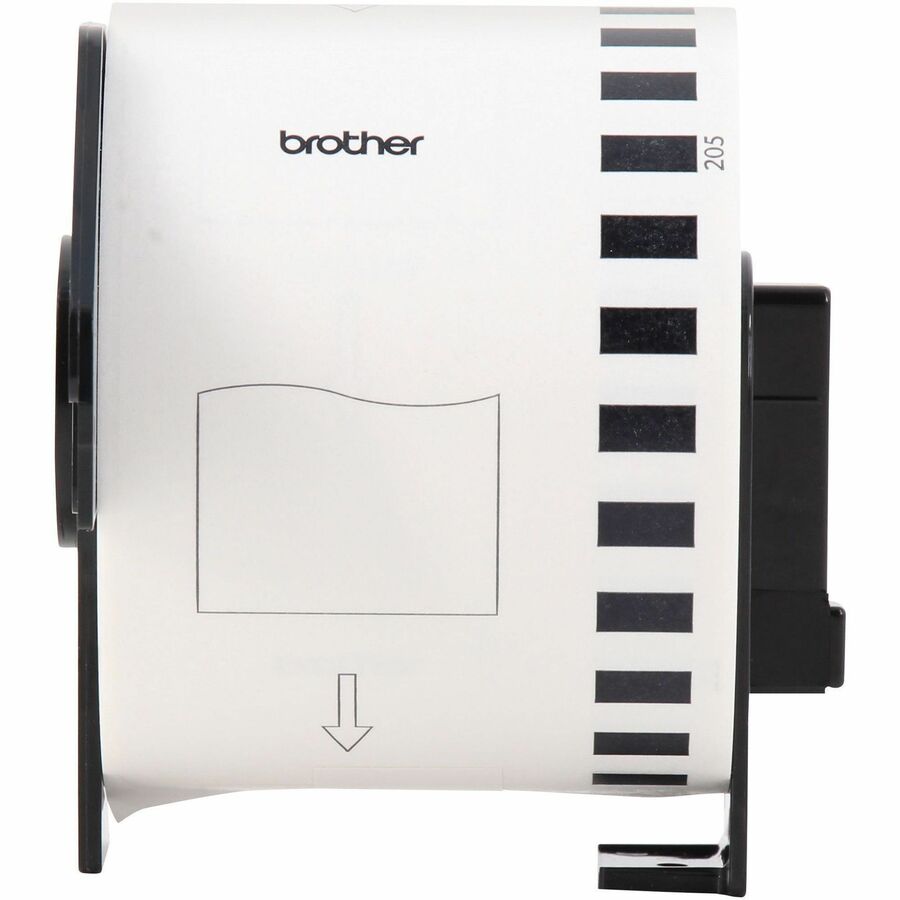 Brother Continuous Length Paper Tape - 2 2/5" Width x 100 ft Length - Direct Thermal - 1 Roll