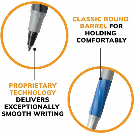 BIC Round Stic Grip Xtra-Comfort Medium Ball Point Pen, Assorted - Alternate-Image5