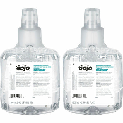 Gojo® LTX-12 Pomeberry Foam Handwash Refill - Pomeberry Scent - 1.27 quart - Bottle Dispenser - Hand - Moisturizing - Clear Blue - Rich Lather, Bio-based - 2 / Carton