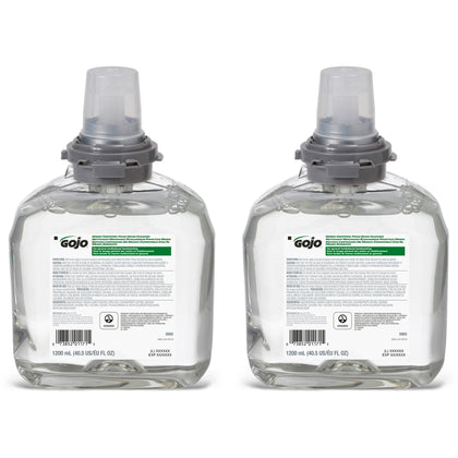 Gojo® TFX Dispenser Green Certified Foam Hand Cleaner - 1.27 quart - Hand - Green - Bio-based - 2 / Carton