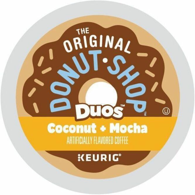 The Original Donut Shop® K-Cup, Pod Coffee - Compatible with Keurig Brewer - Regular - Medium - K-Cup, Pod - Coconut Mocha - Kosher - 24 / Pack