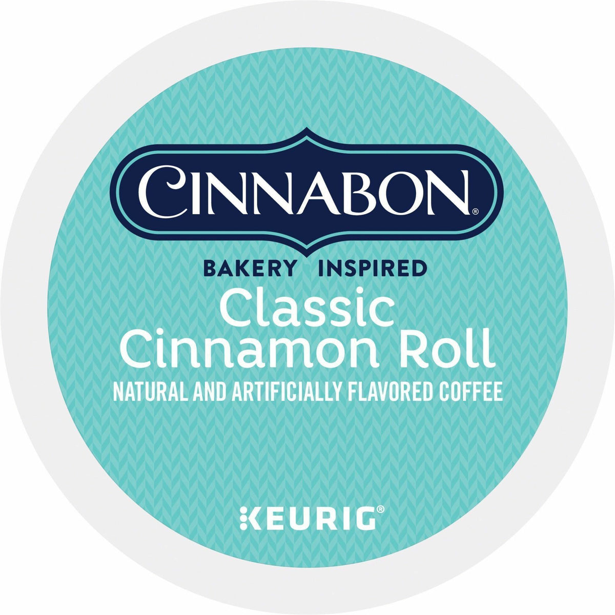 Cinnabon® K-Cup, Pod Coffee - Compatible with Keurig Brewer - Regular - Light - K-Cup, Pod - Classic Cinnamon Roll - Kosher - 24 / Pack