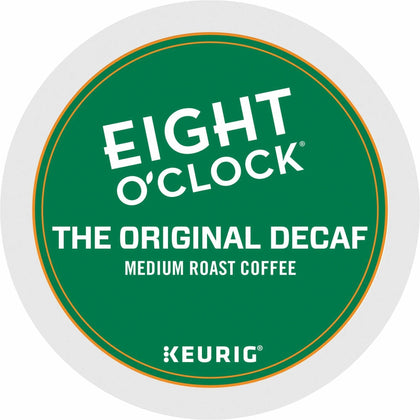 Eight O’Clock Decaf Coffee K-Cups - Keurig Compatible - Medium Roast - 24 Count