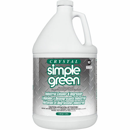 Simple Green Crystal Industrial Cleaner/Degreaser - For Multipurpose - Concentrate - Liquid - 128 fl oz (4 quart) - Non-flammable, Fragrance-free, Color-free - Clear - 1 Each