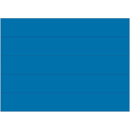 MasterVision 6" Magnetic Dry Erase Strips - 0.88" Length x 6" Width - Blue - For Board, Color Coding - 25 / Pack