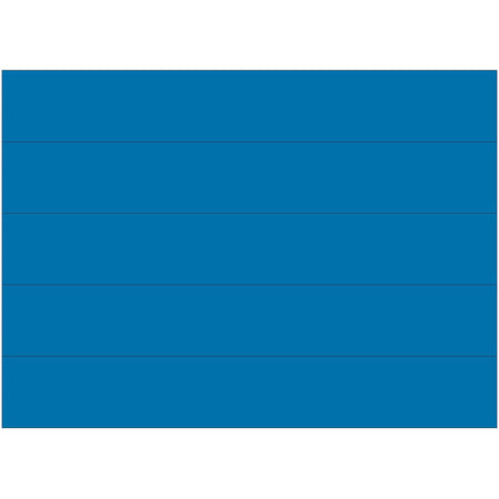MasterVision 6" Magnetic Dry Erase Strips - 0.88" Length x 6" Width - Blue - For Board, Color Coding - 25 / Pack