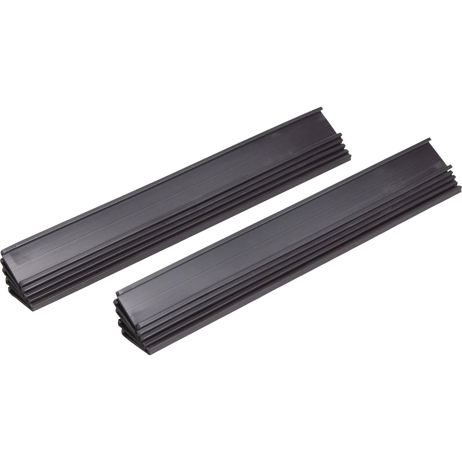 MasterVision Black Magnetic Data Cards - Support 6" x 1" Media - Black - 10 / Pack