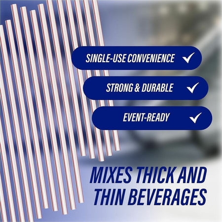 Genuine Joe 5-1/2" Plastic Stir Stick/Straws - Alternate-Image5