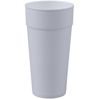 Genuine Joe 24 oz Foam Cups - 24 fl oz - White - Styrofoam - Hot Drink, Cold Drink - 300 / Carton