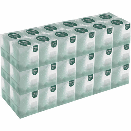 Kleenex Professional Naturals Facial Tissue Cube for Business - 8.30" Width x 7.80" Length - White - Fiber - 90/Box - 36 / Carton