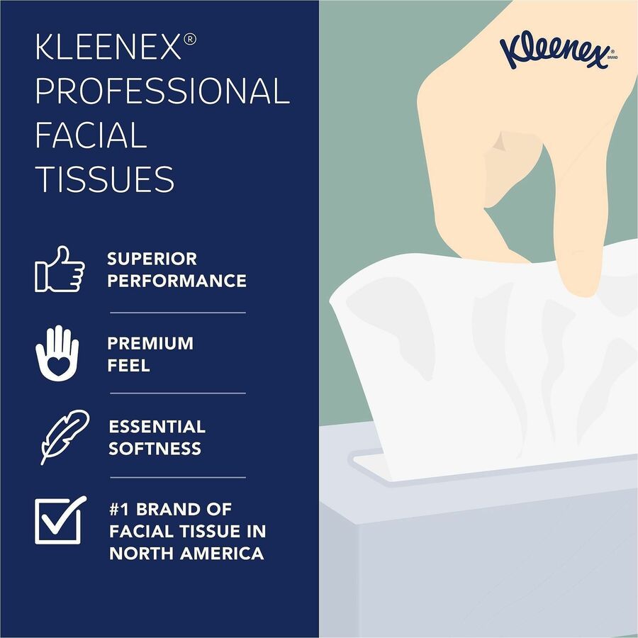 Kleenex Professional Naturals Facial Tissue Cube for Business - Alternate-Image7