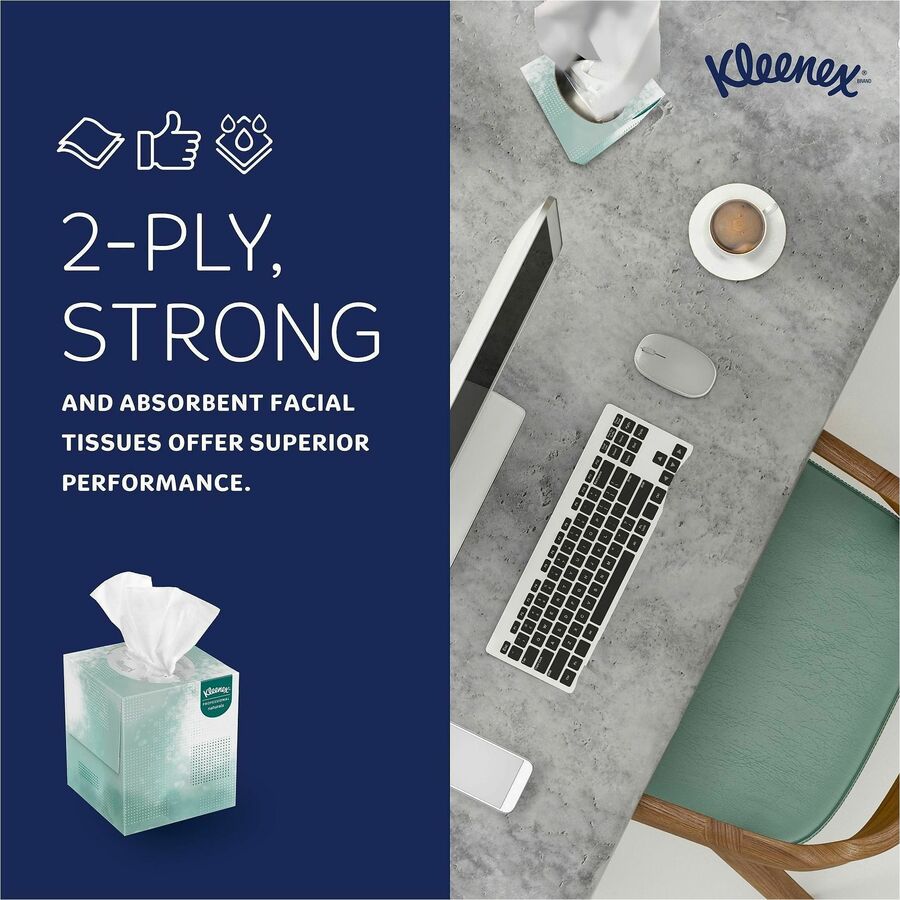 Kleenex Professional Naturals Facial Tissue Cube for Business - Alternate-Image3