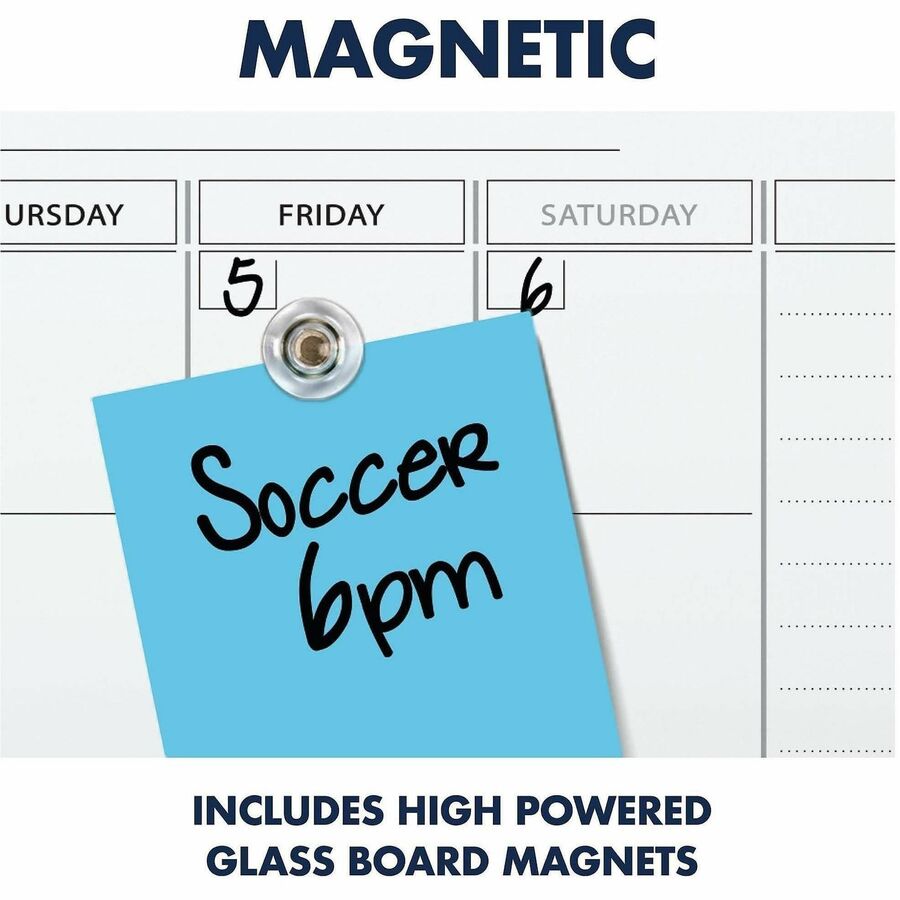 ACCO Glass Magnetic Calendar Board - Alternate-Image3